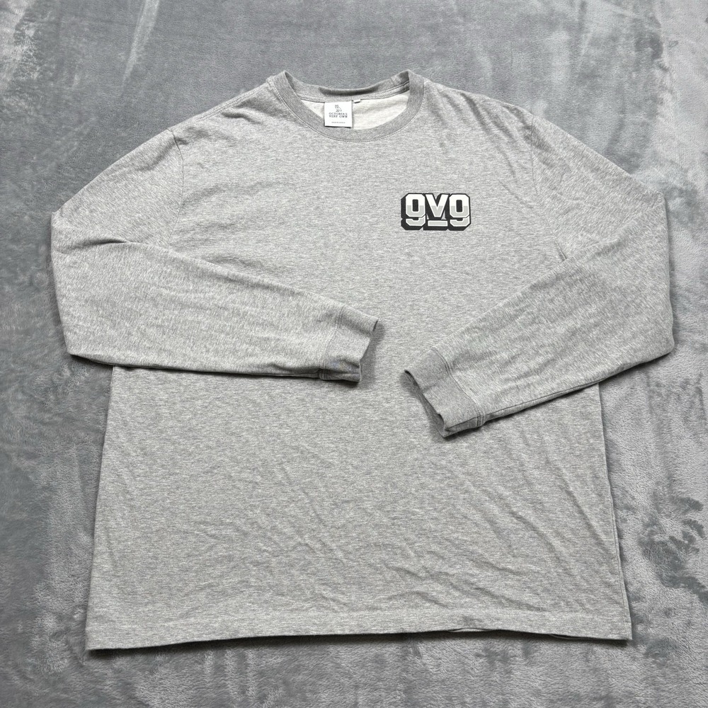 OVO October's Very Own Gretzky Hockey School Long Sleeve Shirt XL Gray Drake*